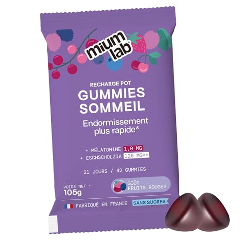 Mium Lab - Endormissement rapide - Sommeil naturel - Mélatonine