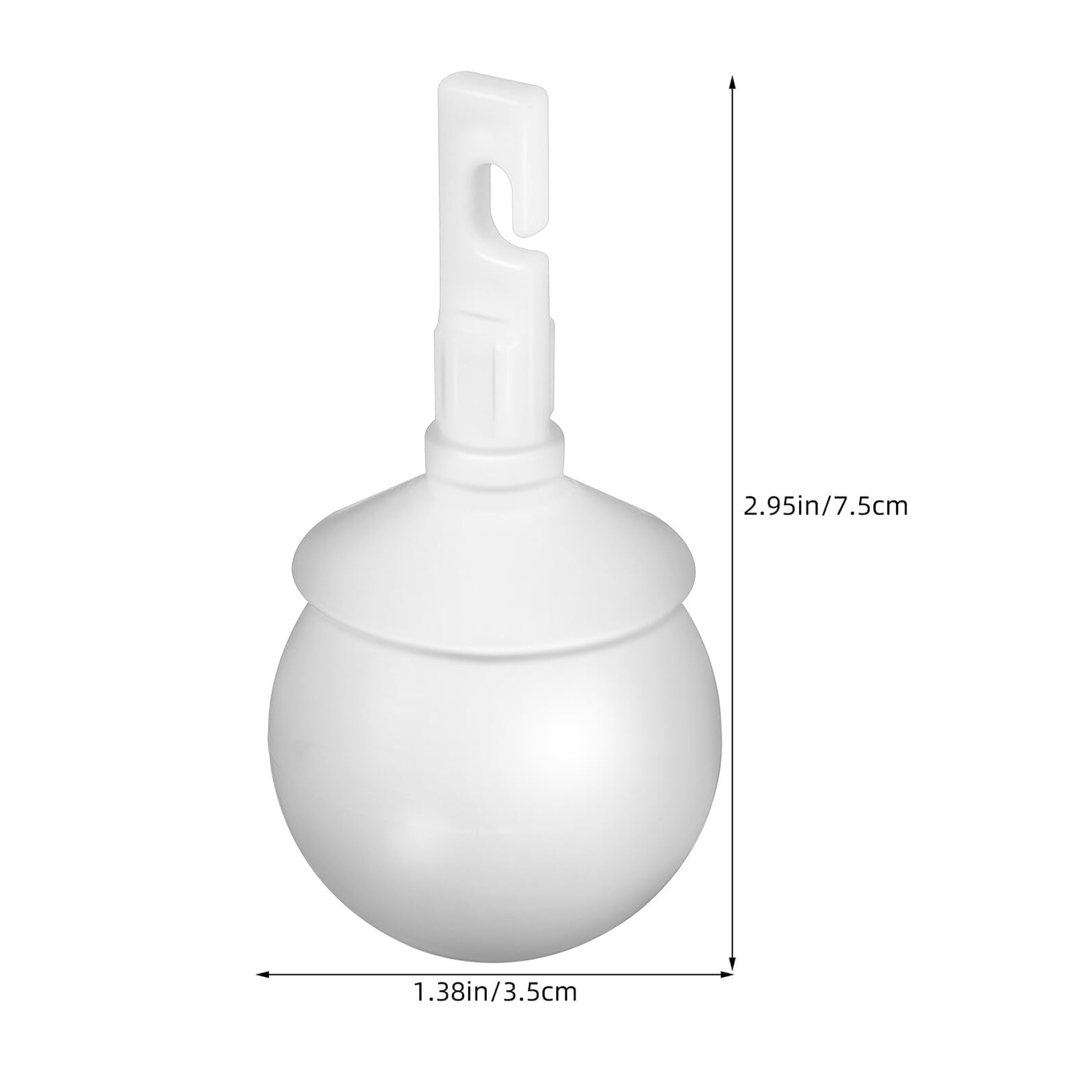 Punta de Bastón Giratoria Bola para Bastón Gancho Accesorio para Personas Ciegas Plástico Resistente Mejora Estabilidad y Maniobrabilidad en Interiores y Exteriores