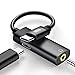 Produktbild ESR USB C Kopfhörer Adapter mit Ladebuchse, Schnellladen unterstützt für Aux Stereo, 2-in-1 USB C auf 3,5mm Aux Adapter kompatibel mit Samsung S22/S21/S20, iPad Air 5/Mini 6/Pro 12.9/Pro 11, Schwarz