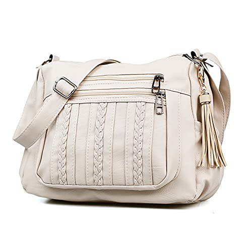 Women's ELDA Soft PU Leather Crossbody Purses: Stylish Pocketbooks for the Modern Lady