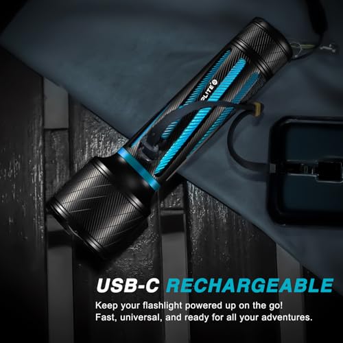 Lampe de poche rechargeable haute luminosité puissante et compacte pour les urgences