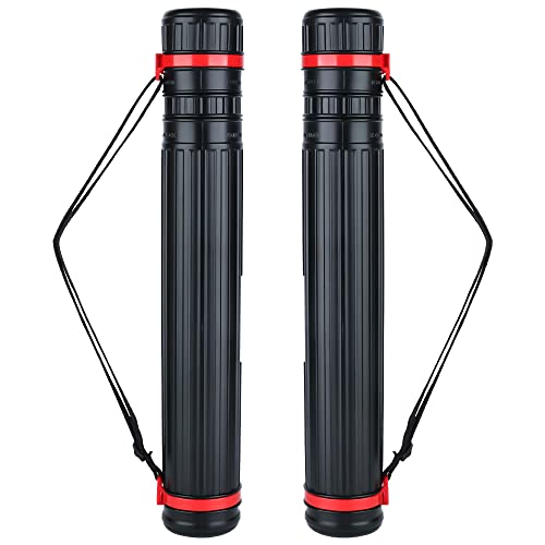 TRANSON 2-Pack Small Poster Tube Storage 17“ to 27”