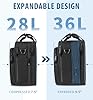 EMPSIGN Laptop Bag 17.3 Inch Laptop Briefcase for Men Expandable Water Repellent Shoulder Messenger Bag Laptop Case Computer Bag for Work Business, Black #2