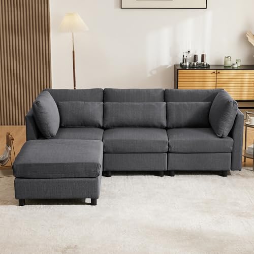 Refined Modernes Design, Polstermöbel, Sofa, Dreisitzer-Sofa, Wohnzimmersofa,L-förmiges Ecksofa – Bild 3