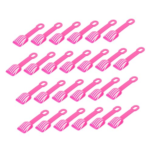 Abaodam 25pcs Useful Litter Shovel Hamster Litter Shovel Versatile Filter Scoop Cat Litter Shovel Litter Cleaning Supply Hollow-Out Litter Scoop Household Litter Shovel Filter Shovel