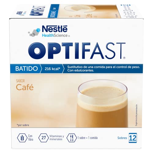 Optifast Batido Café, envase de 12 sobres x 53 gr