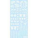 HiQ Parts Tattoo Decal 02 Single Scull White Input Plastic Model Decals TTD-02-WHI