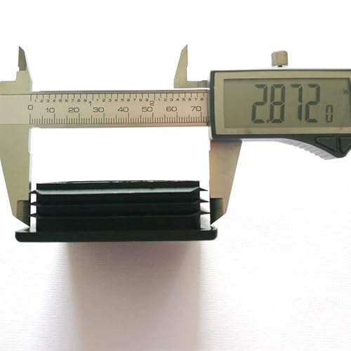 Hydanle 4 Pack 3 Inch Square Plastic Plugs, 75Mm×75Mm Insert End Caps For Square Tubing Post #TOP2