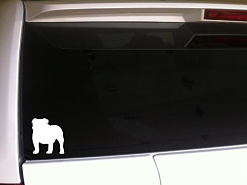 Inglés bull dog Silueta 5.5" vinilo calcomanía G78animales K9mascotas pared coche Perros Cachorros Love Canina