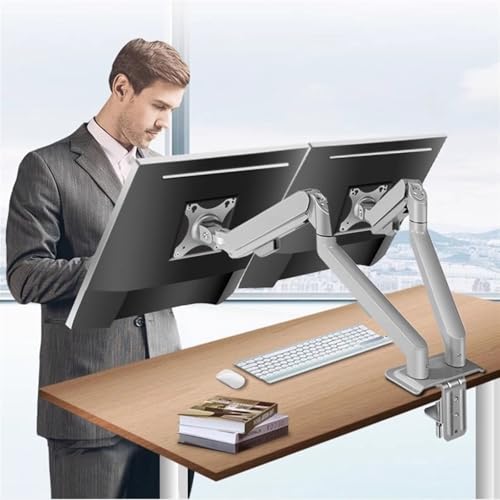 Support de bureau pour moniteur double écran 17 à 30 pouces réglable