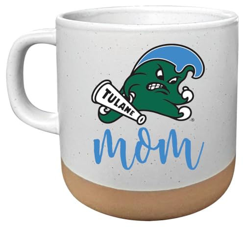 Taza Tulane University Green Wave 14 oz con fondo de barro miniatura 1