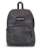JanSport Superbreak Plus Backpack - Work, Travel, or Laptop Bookbag with Water Bottle Pocket, Screen Waves