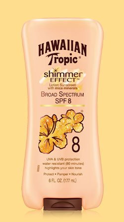 Hawaiian Tropic Shimmer Effect Lotion SPF 8 by Hawaiian Tropic
