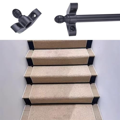 Brass Stair Rods for Carpet Runners - 13 Pcs 36in