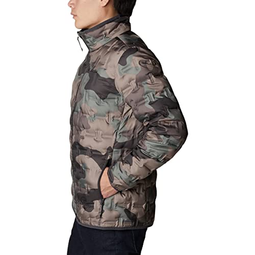 Columbia Men's Delta Ridge Down Jacket, Cypress Mod Camo Print, X-Large #TOP2