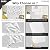 Art3dwallpanels 24" X 24" Acoustic Panels 6 Pack Soundproof Wall Panels Sound Dampening, 3D Wall Decor Absorbing Panels, White and Gray