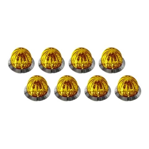 RoadWorks | Amber/Clear Mini Watermelon HERO Lights | 8 Pack | HEROACWMMINI-8 Cover