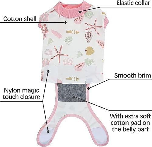 Image of IDOMIK Dog Recovery Suit for Neuter Spay,Anti-Licking Dog Surgical Bodysuit