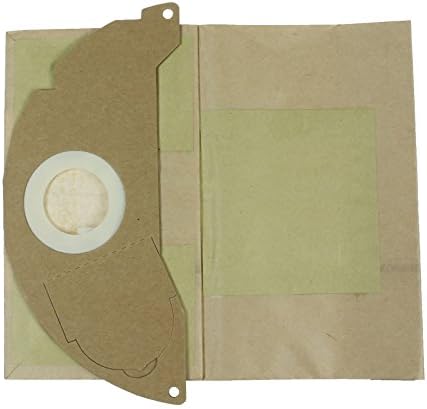 Vacspare Paper Dust Bags & Round Cartridge Filter for Karcher MV2 Vacuum Cleaners (Pack of 10 Bags)