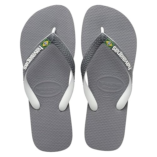 Havaianas - Brasil Mix, Chanclas Cómodas, Duraderas y Ligeras, con Suela Antideslizante, Adultos Unisex