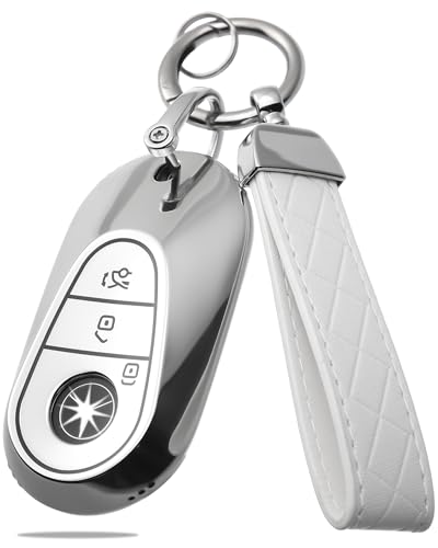 Coque de porte-clés Mercedes Benz Classe E S C GLC étui de protection pour clé de voiture