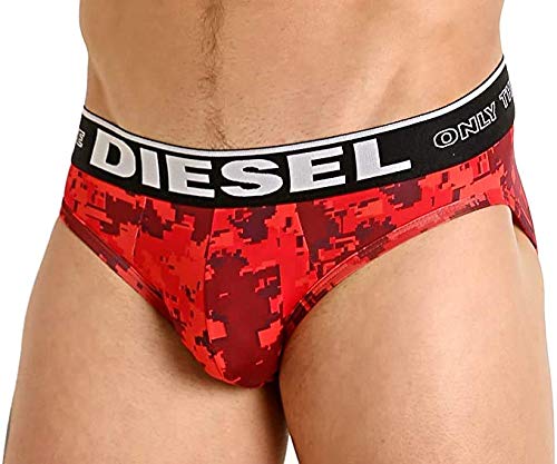 Diesel Men's 55-DBRIEF Brief, Red, L