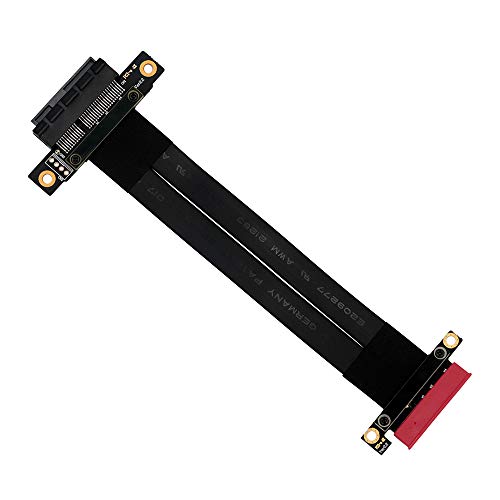 Pcie Extension Cable Pcie Extension Cable 4X Extension Cable Pcie Extension Cable Pcie Riser (4X 180 Degree 20Cm) #TOP3