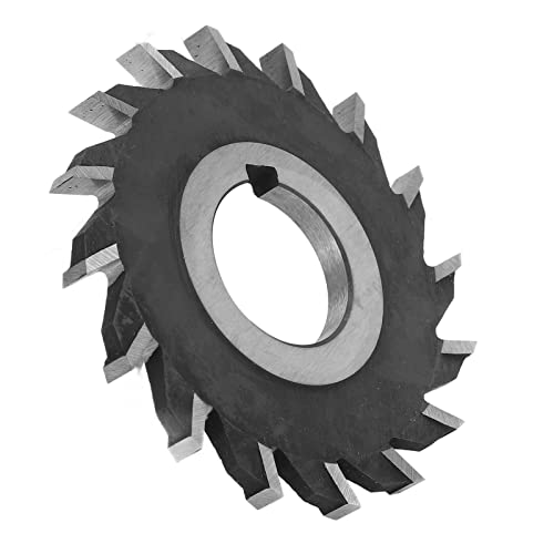 Garosa Fraise à Disque 80mm, Coupe-engrenage en Acier Rapide, 16 Dents pour Fraiseuse, Installation Fluide