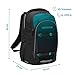 coocazoo Schulrucksack Every „Teal Shadows“, schwarz-blau, ergonomischer & anpassbarer Tornister, höhenverstellbar, mit Brustgurt & Hüftgurt, ab der 3. Klasse