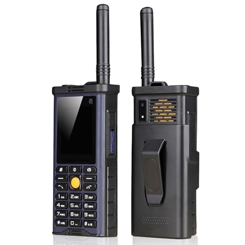 Téléphone portable 2G pour seniors avec 4 cartes SIM et grandes touches bleu