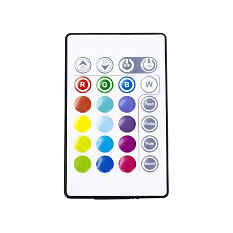 SHINELINE LED Lights Remote Control, 24 Keys IR Remote for RGB LED Light Strip Cover