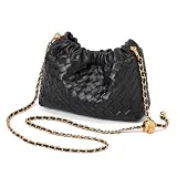 MELOLILA Mini Woven Purse Dumpling Bag Woven Crossbody Bag Evening Purse for Women