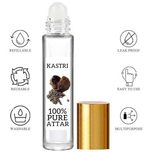 Image of 80% Scents Kasturi Attar Perfume Oil 6ml | Attar Perfume for Men