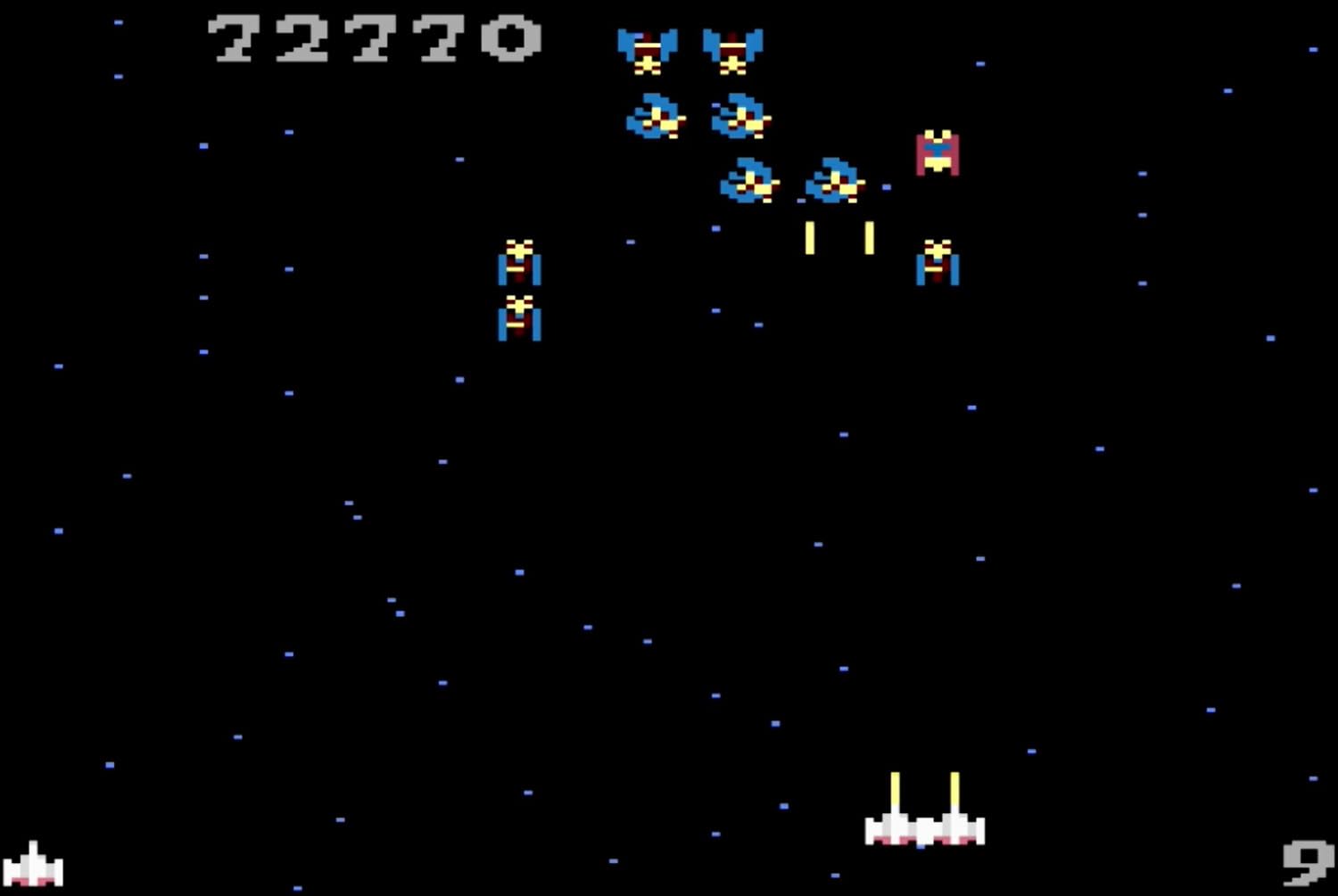 GALAGA (kompatybilna z systemami gier wideo Atari 2600+, Atari 7800+ i Atari 7800)