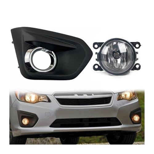 Phare antibrouillard pare-choc avant cache ABS chrome pour Impreza - 2