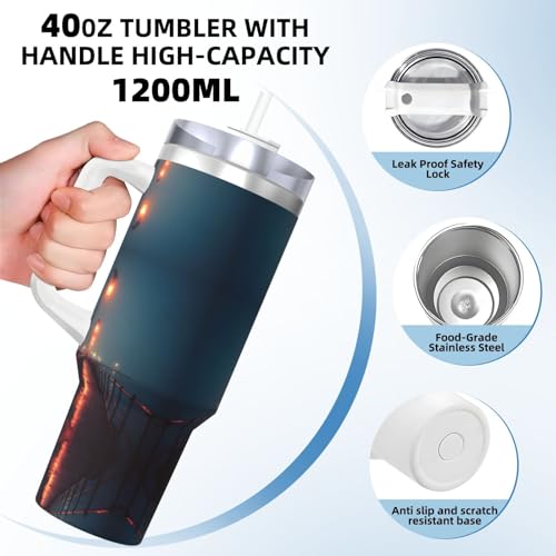 Pier Lights Printer Vaso Acero Inoxidable 40oz miniatura 4