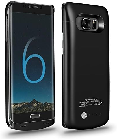 Galaxy S6 Edge Plus Battery Case,Accerzone External Power Bank 4200mAh Portable Slim Backup Charging Case for Samsung Galaxy S6 Edge Plus(Not for S6 Edge) (Black)