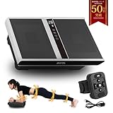 BAFIL ブルブル振動マシン ブルブルマシン 日本製 小型 静音 3d 健康エクササイズ ぶるぶる振動マシーン 人気 ステッパー ダイエット お腹周り 腸活 室内運動器具 振動マシン フィットネスマシン 腹筋 トレーニング 太もも二の腕 日本語説明書付き クリスマスプレゼント ウォッチ型コントローラー