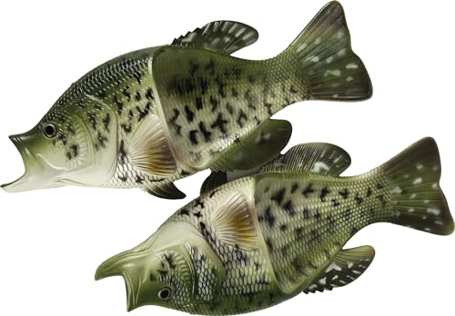 Rivers Edge Crappie Fish Sandals, Slip-Resistant, Large