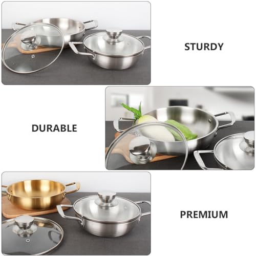 Casserole Multifonction Dorée pour Camping et Cuisine Maison - 3