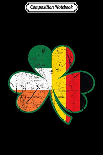 Composition Notebook: Irish German Flag Shamrock St Patricks Day Heritage Journal/Notebook Blank Lined Ruled 6x9 100 Pages