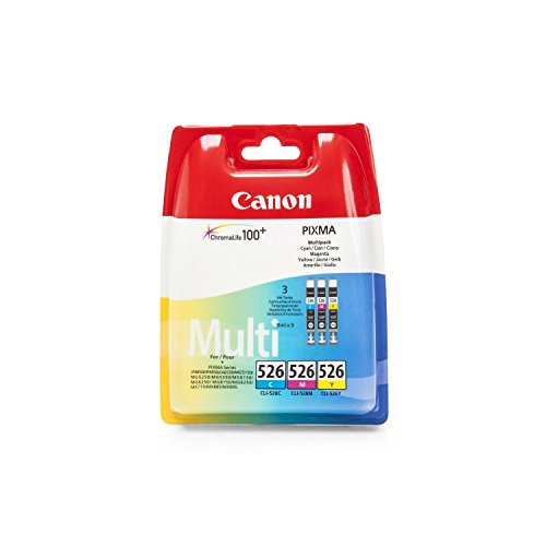CANON Pack de 3 cartouches d'encre CLI 526 CyanJaune - vue 4