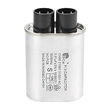 0.91 uF MFD Microwave Capacitor Replacement with 4.8x0.5mm/0.19x0.02in Terminal 2100V AC High Voltage Capacitor