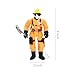 ONEST 12 Pieces Firefighter Action Figures Firefighter Toys 4