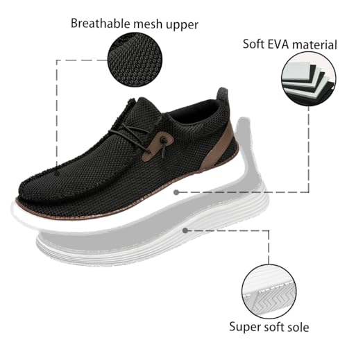 Men's Loafers Slip On Sneakers Boat Walking Fashion Shoes Classcial Comfortable Stylish Lightweight Casual Shoe4