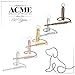 ACME original 'silent' dog training whistle no. 535. Adjustable frequency. Instruction leaflet included. Made in the UK. Good sound quality. Weather-proof. Solid brass with nickel plated finish