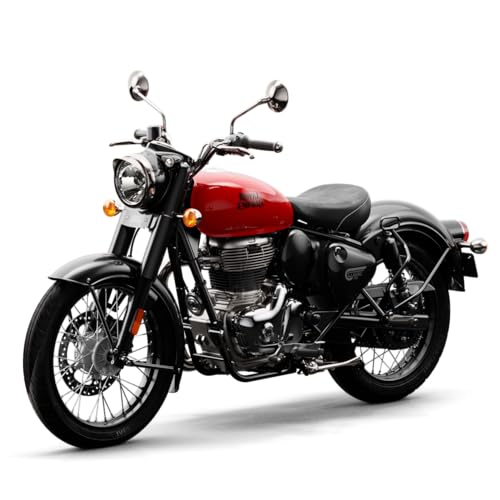 Image of Royal Enfield Classic 350 with Disc & Spoke Wheels Motorcycle (Redditch Red) Booking for Ex-Showroom Price