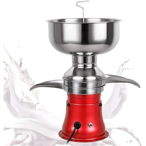 Separador eléctrico de crema de leche, salida de 100 l/h, acero inoxidable, separa la leche entera en crema y leche descremada