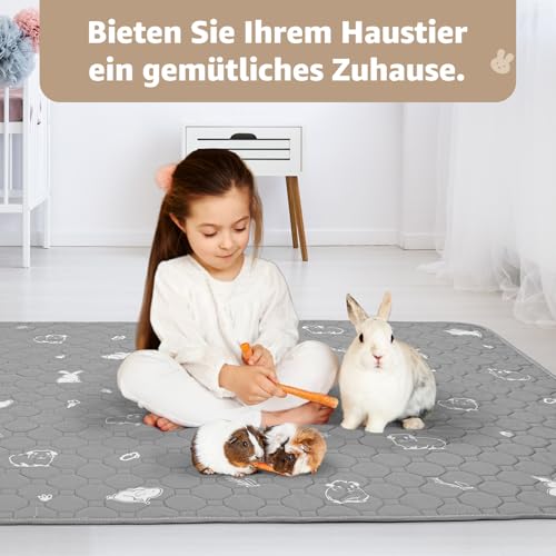 Wiederverwendbare PIPI Pads für Meerschweinchen, waschbar und super saugfähige Unterlagen, Kleintiermatten für Kaninchen, Hamster, Welpen