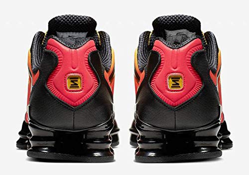 Nike Shox TL Men's Shoes (AV3595-004, Black/Amarillo/University Red/Black) Size 53